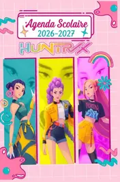 Omslag van Agenda Scolaire 2026-2027 KPop Demon Hunters