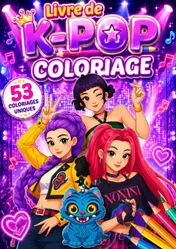 Omslag van Kpop Demon Hunters Livre de Coloriage