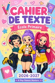 Omslag van Cahier de Texte 2026-2027