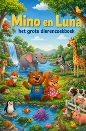 Omslag van Mino en Luna: Het grote dierenzoekboek