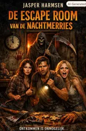 Omslag van de escape room van de nachtmerries