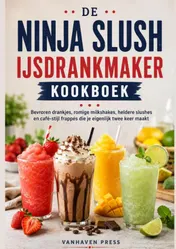Omslag van DE NINJA SLUSH IJSDRANKMAKER KOOKBOEK