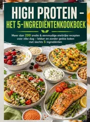 Omslag van High Protein – Het 5-ingrediëntenkookboek