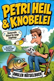 Omslag van Petri Heil & Knobelei - Angler Rätselbuch