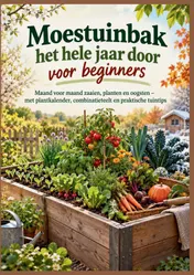 Omslag van Moestuinbak het hele jaar door voor beginners