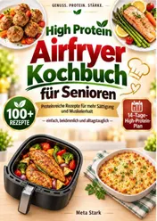 Omslag van High Protein Airfryer Kochbuch für Senioren