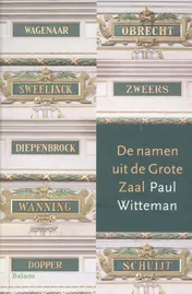 Omslag van De namen uit de grote zaal