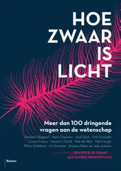 Omslag van Hoe zwaar is licht