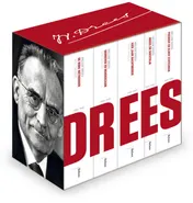 Omslag van Biografie Drees 5 delen in cassette