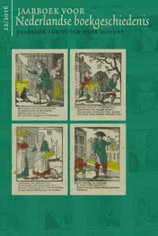 Omslag van Jaarboek voor Nederlandse boekgeschiedenis 23/2016