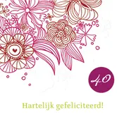 Omslag van Hartelijk gefeliciteerd: 40