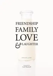 Omslag van Friendship, family, love & laughter