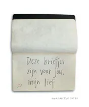 Omslag van Deze briefjes zijn voor jou, mijn lief