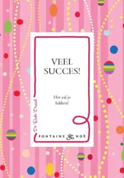 Omslag van Veel succes! (3ex)