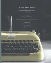 Omslag van Nooit meer typen