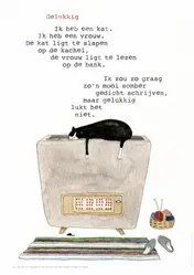 Omslag van Poëzieposter Gelukkig