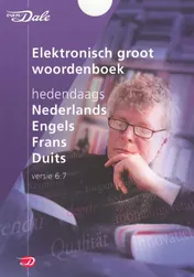 Omslag van Van Dale elektronisch groot woordenboek hedendaags Nederlands, Engels, Frans, Duits versie 6.7