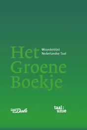 Omslag van Het Groene Boekje