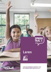 Omslag van SpreekTaal 1 Leren