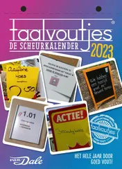 Omslag van Taalvoutjes - de scheurkalender 2023