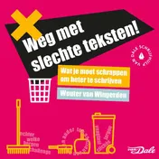 Omslag van Weg met slechte teksten!