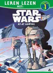 Omslag van Leren Lezen met Star Wars, AT-AT Aanval