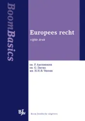 Omslag van Europees recht