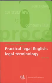 Omslag van Practical legal English