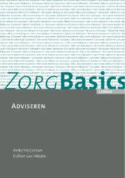 Omslag van ZorgBasics Adviseren