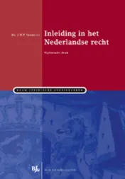 Omslag van Inleiding in het Nederlandse recht