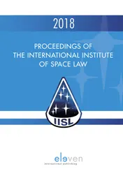 Omslag van Proceedings of the International Institute of Space Law 2018
