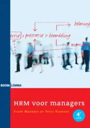 Omslag van HRM voor managers