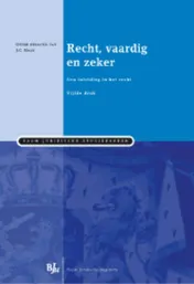 Omslag van Recht, vaardig en zeker