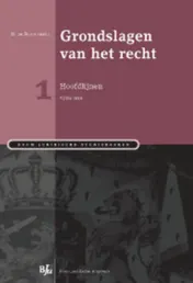 Omslag van Grondslagen van het recht 1: Hoofdlijnen