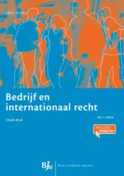 Omslag van Bedrijf en internationaal recht