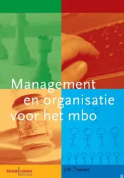 Omslag van Management en organiatie voor het mbo
