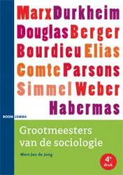 Omslag van Grootmeesters van de sociologie