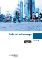 Omslag van Basisboek criminologie