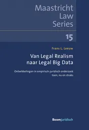Omslag van Van Legal Realism naar Legal Big Data