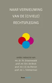 Omslag van Naar vernieuwing van de (civiele) rechtspleging