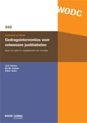 Omslag van Gedragsinterventies voor volwassen justitiabelen