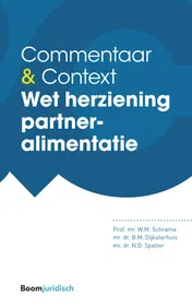 Omslag van Wet herziening partneralimentatie