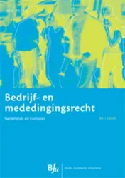 Omslag van Bedrijf en mededingingsrecht