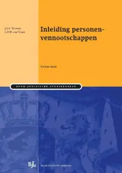Omslag van Inleiding personenvennootschappen