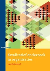 Omslag van Kwalitatief onderzoek in organisaties