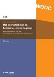 Omslag van Het decryptiebevel en het nemo-teneturbeginsel