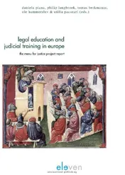 Omslag van Legal education and judicial training in Europe