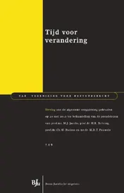 Omslag van Tijd voor verandering