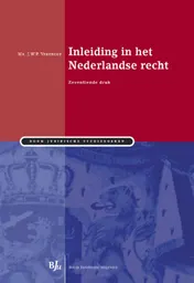 Omslag van Inleiding in het Nederlandse recht