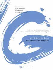Omslag van Wet en geschiedenis wet bestuur en toezicht
